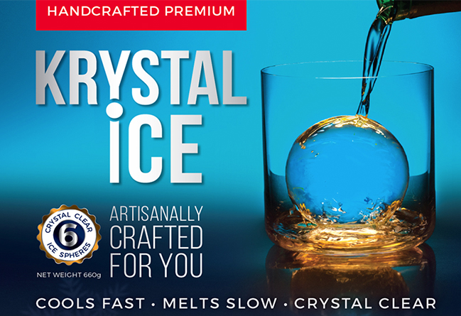 Krystal Ice Premium Crystal Clear Ice Spheres