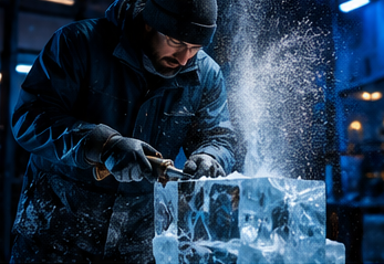 Custom Ice Sculpture by Tuck Lee Ice